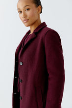 Load image into Gallery viewer, Oui Mayson Boiled Wool Coat in Bramble Berry
