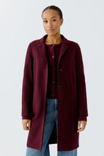 Load image into Gallery viewer, Oui Mayson Boiled Wool Coat in Bramble Berry