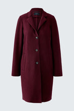 Load image into Gallery viewer, Oui Mayson Boiled Wool Coat in Bramble Berry