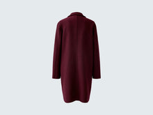 Load image into Gallery viewer, Oui Mayson Boiled Wool Coat in Bramble Berry