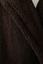 Load image into Gallery viewer, Oui Long Teddy Coat in Mulch