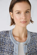 Load image into Gallery viewer, Oui Summer Bouclé Jacket in Blue

