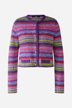 Load image into Gallery viewer, Oui Knit Cardigan in Purple Multi

