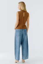 Load image into Gallery viewer, Oui Sleeveless Turtleneck in Camel