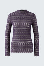 Load image into Gallery viewer, Oui Lace Top in Mysterioso