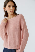 Load image into Gallery viewer, Oui Ribbon Yarn Sweater in Dusty Rose