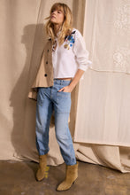 Load image into Gallery viewer, Oui Blouse with Floral Sequins