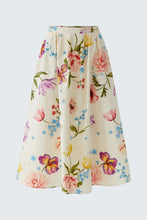 Load image into Gallery viewer, Oui Printed Floral Midi Skirt