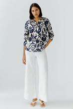 Load image into Gallery viewer, Oui Tunic in Blue Print