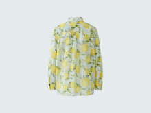Load image into Gallery viewer, Oui Lemon Print Blouse in Light Green/Yellow