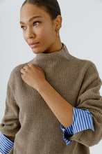 Load image into Gallery viewer, Oui Sweater in Taupe Melange