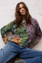 Load image into Gallery viewer, Oui Multi Print Sweater