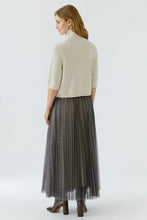 Load image into Gallery viewer, Oui Half Sleeve Sweater in Light Beige Melange