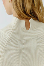 Load image into Gallery viewer, Oui Rib Knit Sweater in Off White