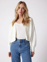 Load image into Gallery viewer, Not Shy Zina Cotton Cardigan in White
