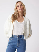 Load image into Gallery viewer, Not Shy Zina Cotton Cardigan in White

