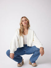 Load image into Gallery viewer, NOTSHY Zina Cotton Cardigan in White
