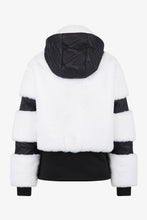 Load image into Gallery viewer, Sportalm Faux Fur Ski Jacket in White/Black