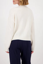 Load image into Gallery viewer, Monari Cotton Sweater with Lettering