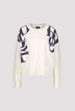 Load image into Gallery viewer, Monari Cotton Sweater with Lettering