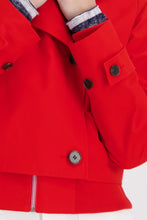 Load image into Gallery viewer, Monari Short Trench Jacket in Chilli Pepper