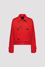Load image into Gallery viewer, Monari Short Trench Jacket in Chilli Pepper