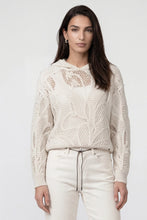 Load image into Gallery viewer, Monari Hooded Sweater in Pearly
