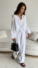 Load image into Gallery viewer, Charli Selina Cotton Set in White