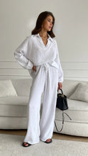 Load image into Gallery viewer, Charli Selina Cotton Set in White