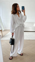 Load image into Gallery viewer, Charli Selina Cotton Set in White