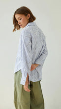 Load image into Gallery viewer, Charli Marlowe Shirt in Blue Stripe