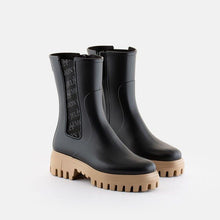 Load image into Gallery viewer, Lemon Jelly Katherine Boots in Black/Nude