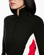 Load image into Gallery viewer, Marc Cain Zip Pullover in Black