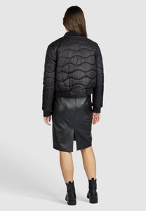 Marc Aurel Vegan Leather Skirt in Black