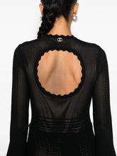 Load image into Gallery viewer, Twinset Cut-Out-Detail Dress in Black