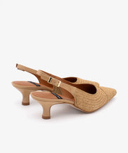 Load image into Gallery viewer, Angel Alarcon Olivia Slingback Pump in Natural