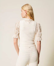 Load image into Gallery viewer, Twinset Knit Vest in Parchment
