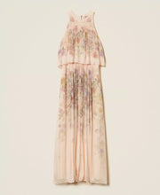 Load image into Gallery viewer, Twinset Long Floral Dress in Wildflower Pastel Print