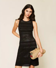 Load image into Gallery viewer, Twinset Knit Dress in Black