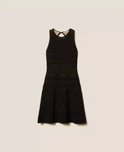 Load image into Gallery viewer, Twinset Knit Dress in Black