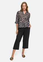 Load image into Gallery viewer, Catnoir Leo Printed V-Neck Blouse