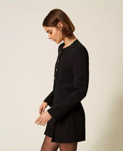 Load image into Gallery viewer, Twinset Crêpe Shorts with Heart-Shaped Buttons