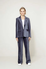 Load image into Gallery viewer, Catnoir Jersey Corduroy Blazer in Navy