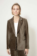 Load image into Gallery viewer, Catnoir Jersey Corduroy Blazer in Olive
