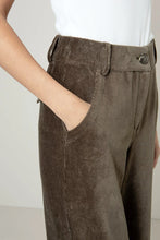 Load image into Gallery viewer, Catnoir Jersey Corduroy Trousers in Olive