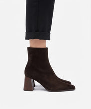 Load image into Gallery viewer, Angel Alarcon Trimia Suede Ankle Boot in Dark Brown