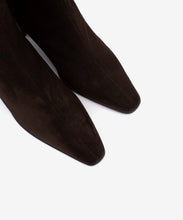 Load image into Gallery viewer, Angel Alarcon Trimia Suede Ankle Boot in Dark Brown