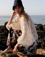 Load image into Gallery viewer, Summum 3D Dot Blouse in Cream