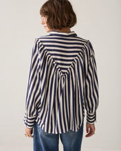 Load image into Gallery viewer, Summum Striped Blouse in Blue