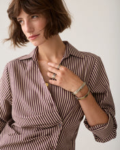 Load image into Gallery viewer, Summum Wear Your Way Striped Blouse